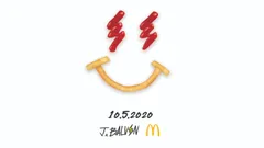 Imagen promocional para la colaboración entre J Balvin y McDonald’s